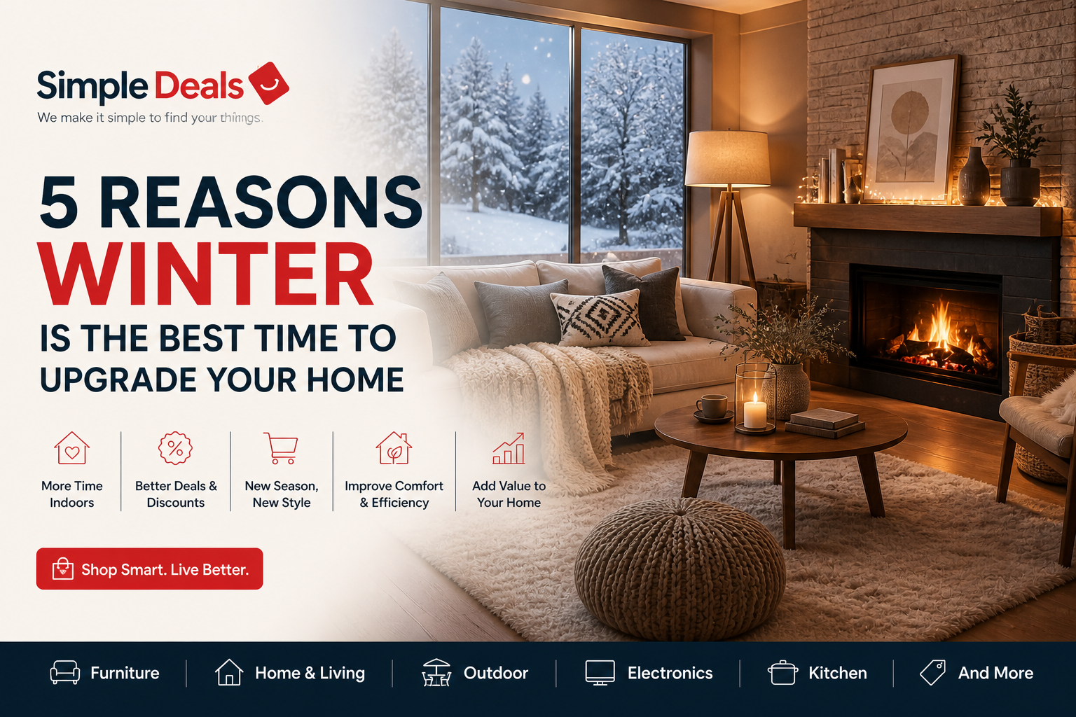 5 Reasons Winter is the Best Time to Upgrade Your Home | Simple Deals